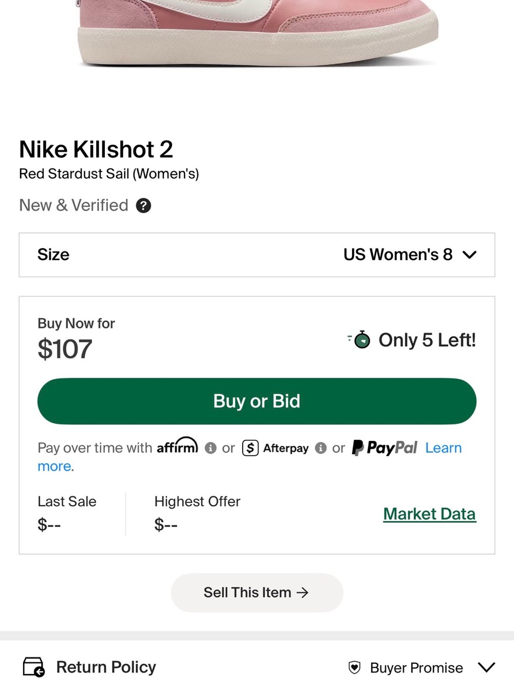 Nike Women’s Low-Profile Sneakers - Rose & White - Picture 7 of 7